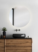 BEN, LED upplyst spegel, Badrumsspegel, Badrumsspegel med LED-belysning, Badrumsspegel rund med LED-belysning