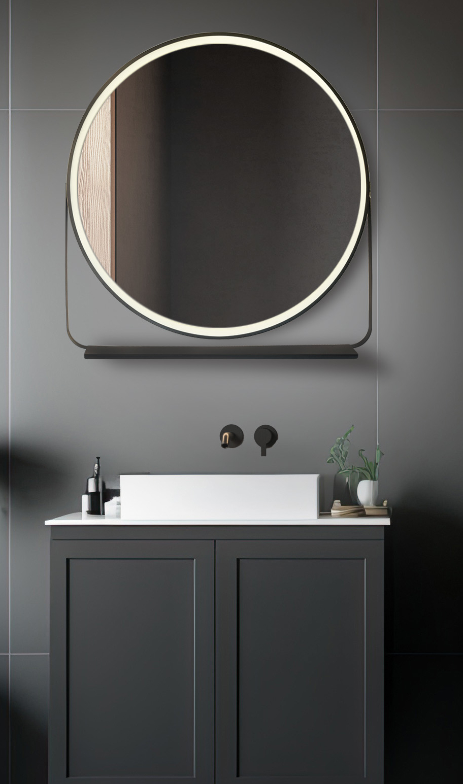 SOFIA, LED upplyst spegel, Badrumsspegel, Badrumsspegel med LED-belysning, Badrumsspegel rund med LED-belysning SOFIA, LED upplyst spegel, Badrumsspegel, Badrumsspegel med LED-belysning, Badrumsspegel rund med LED-belysning