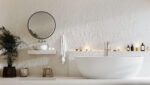 EMMA, LED upplyst spegel, Badrumsspegel, Badrumsspegel med LED-belysning, Badrumsspegel rund med LED-belysning
