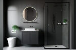 SOFIA, LED upplyst spegel, Badrumsspegel, Badrumsspegel med LED-belysning, Badrumsspegel rund med LED-belysning
